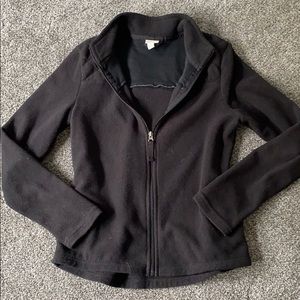 Black fleece jacket